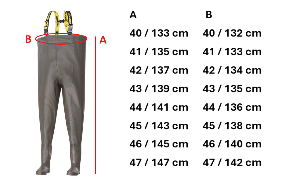Nuovo Nuovo materiale Waders Hardcore MC