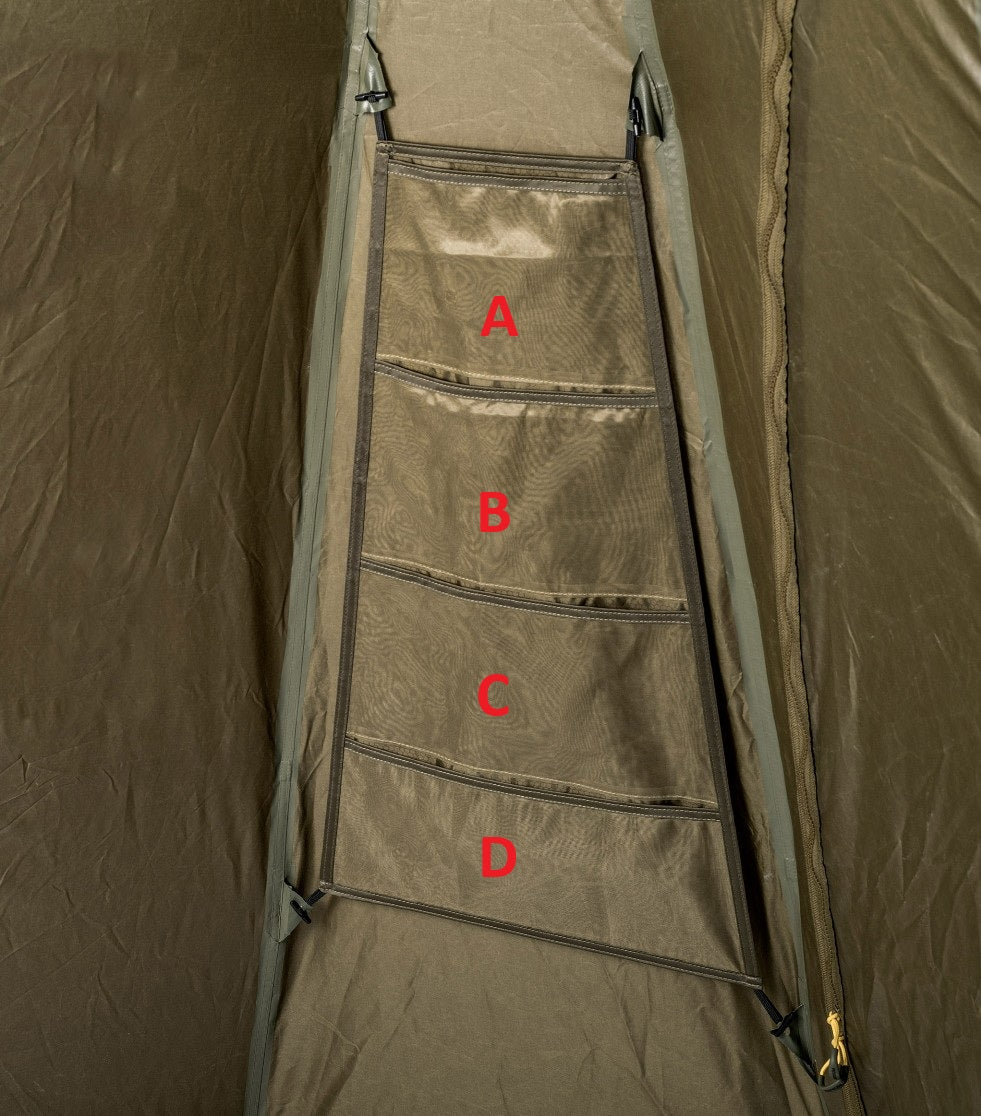Shelter Base Camp - Set Organizer da Parete (4 pz)